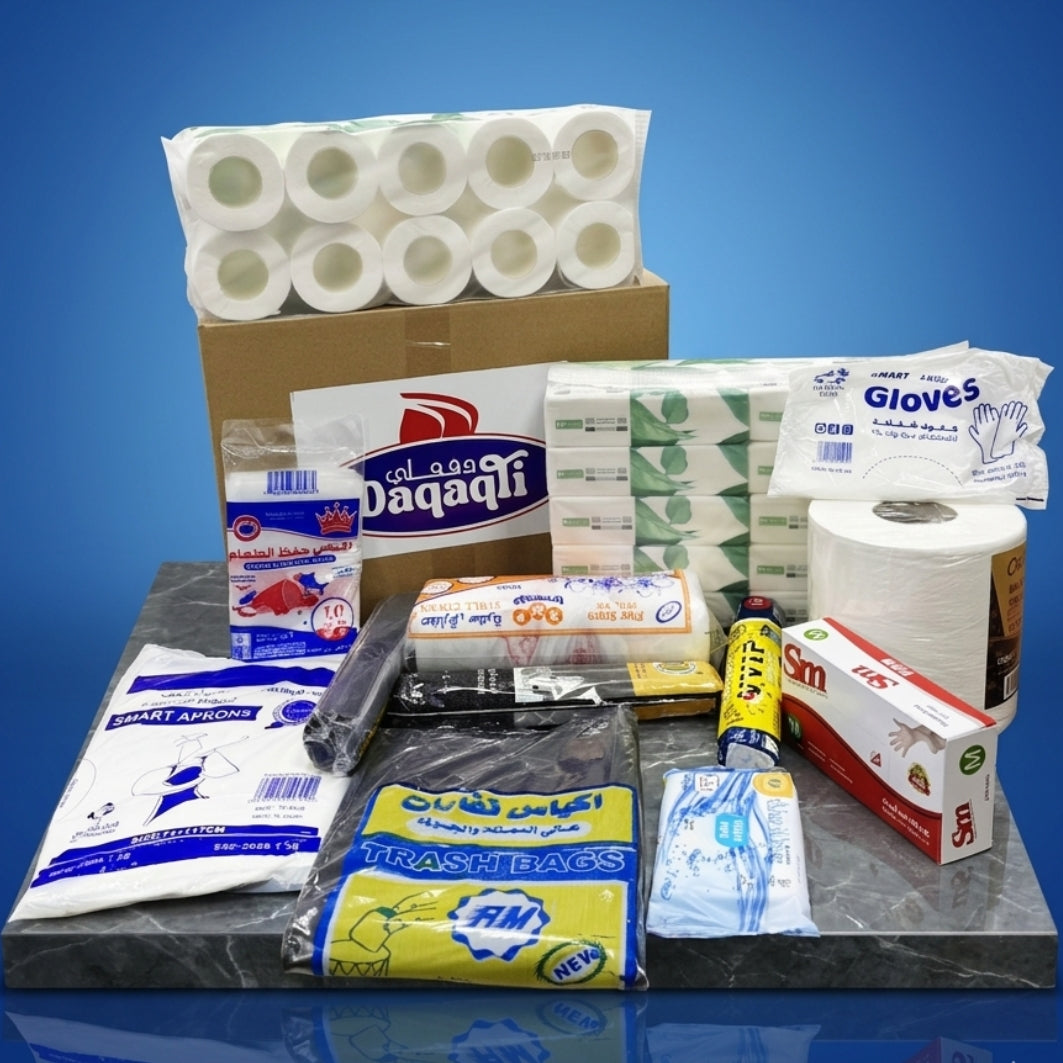 Cleaning & Hygiene Essentials Bundle (Pack of 12)